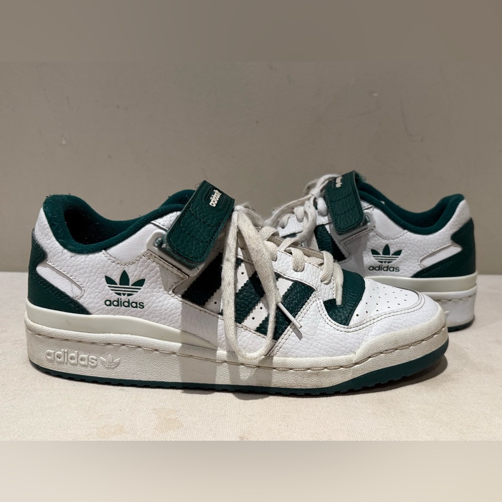 Adidas Sneakers (adult unisex)- White and Green